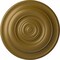 Ekena Millwork Niobe Ceiling Medallion (Fits Canopies up to 8 5/8"), Hand-Painted Gold, 18"OD x 1 1/2"P CM18NIGLS - alternate 1